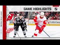 Devils @ Red Wings 12/18/21 | NHL Highlights