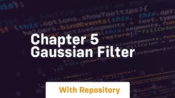 chapter 5 gaussian filter