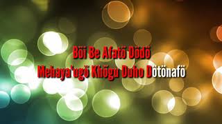 Karaoke Lagu Nias - U'honogoi