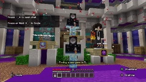 Minecraft Block Drop Full Gameplay Ps4 (The Hive)