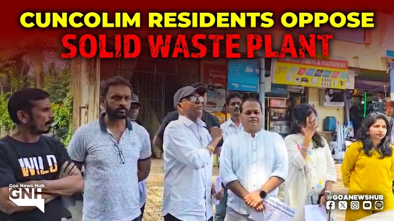 Cuncolim Residents Oppose Solid Waste Plant