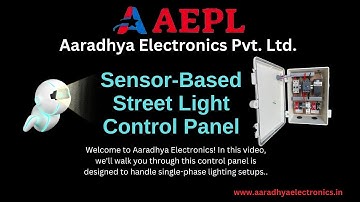 Sensor-Based Street Light Control Panel (Single Phase) by Aaradhya Electronics #DayNightSensor