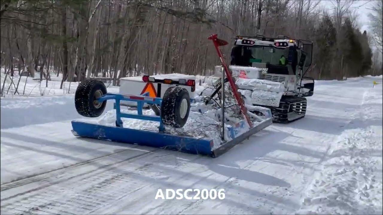 Prinoth Snowmobile Trail Groomer YouTube