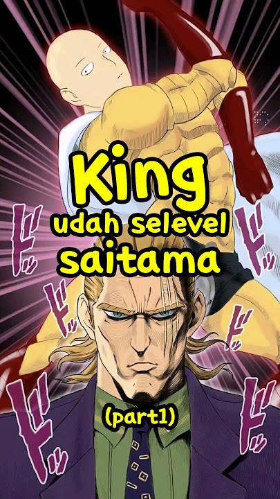 king udah selevel kayak saitama part 1 #onepunchman #anime #manga #shorts