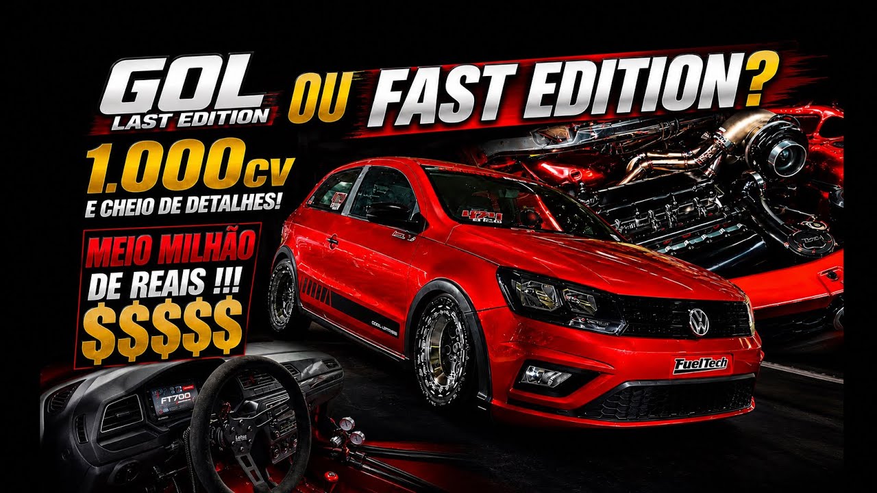 Será que esse é um Gol Last Edition ou um verdadeiro Fast Edition? 🤔🔥