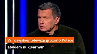 W rosyjskiej telewizji grożono Polsce atakiem nuklearnym. \\