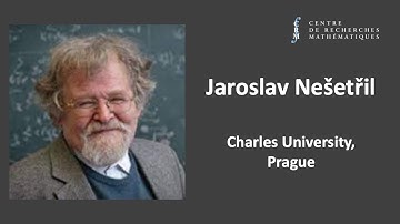 Jaroslav Nešetřil: Ramsey Theory, Sparsity and Limits (Combinatorics and Model Theory)