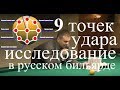 9 точек удара - исследование в русском бильярде