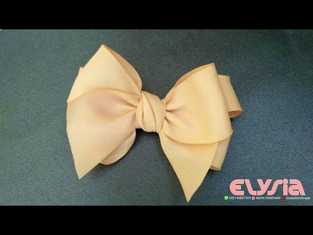 Cute Ribbon Bow  DIY by Elysia Handmade 