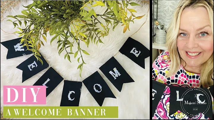 DIY A Summer Welcome Banner With Our Jasmine Alpha...