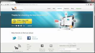 WebReader Rss Feed Reader Tutorial - Installation screenshot 1