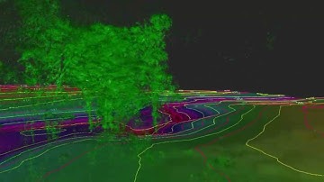 Topographic Survey in Dense Vegetation - UAV mounted LiDAR dataset