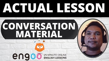 HOW TO CONDUCT A LESSON IN ENGOO USING A CONVERSATION MATERIAL | Actual Lesson | Tutor Jacko | ENGOO