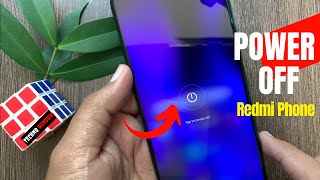 How to Power off or Switch off Redmi Note 9 pro