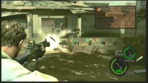 Play through and Review "Resident Evil 5": Chapter 2-1 Storage Facility Part Four