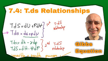 Thermo 7.4: First and Second Tds relationships (Gibbs Equations)