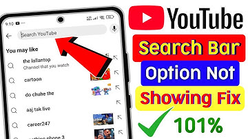youtube search bar not showing | youtube search bar half showing problem | youtube ka search bar fix