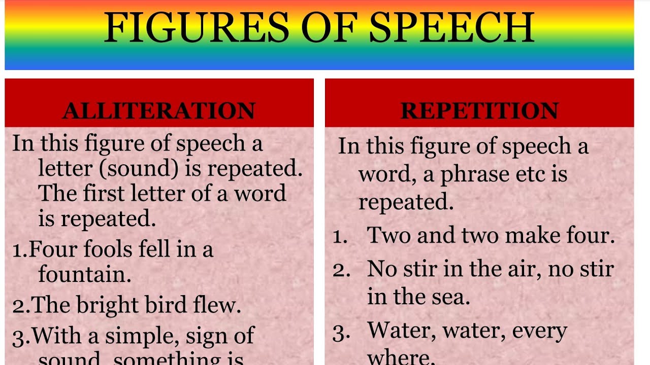 repetition figure of speech sentence