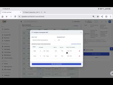 03 - Test Catalogue Setup in OJAS ELAB | Add Tests from Global List & Create Custom Tests