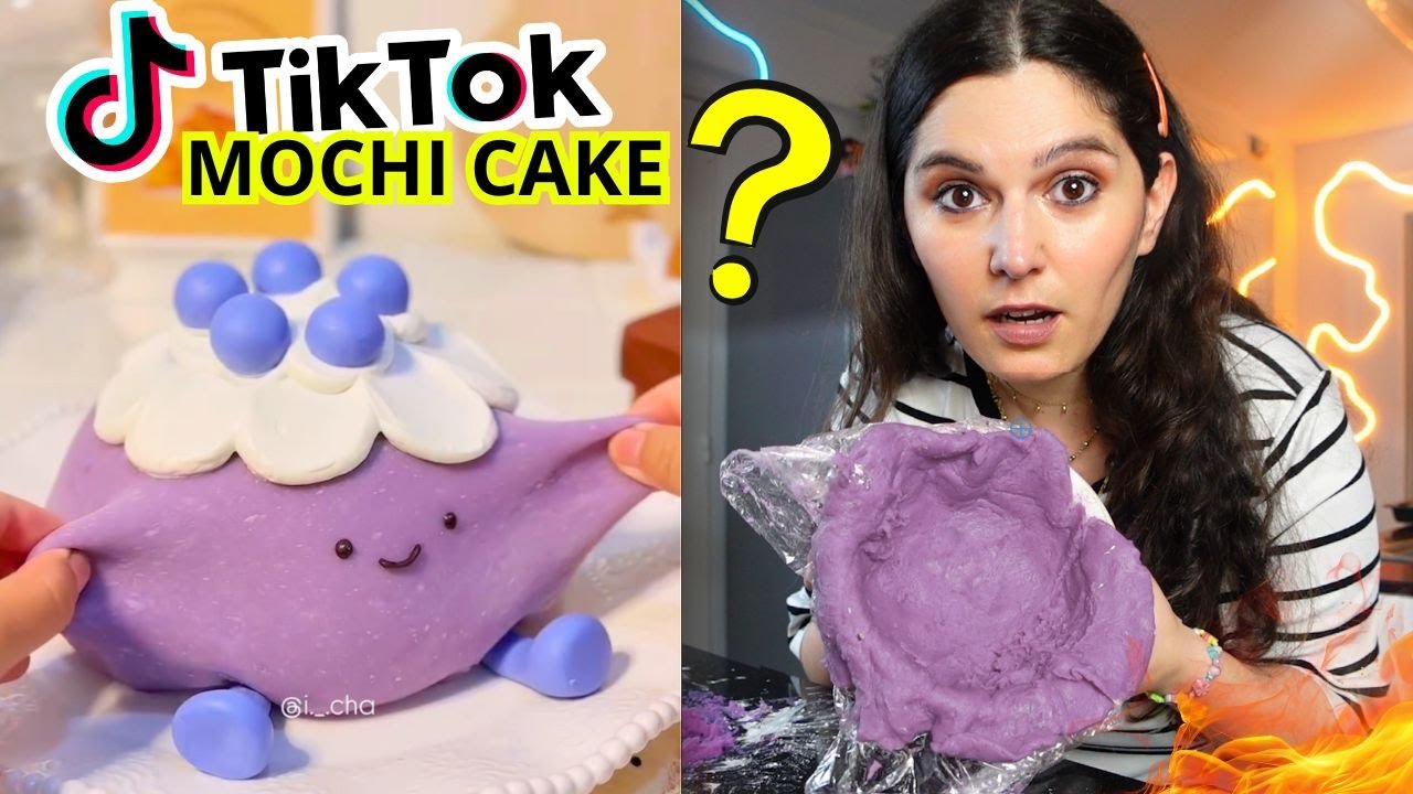 DESMINTIENDO RECETAS NIVEL EXPERTO de TIKTOK: MOCHI CAKE