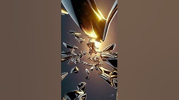 ✨ Golden Fractals: AI-Generated Surreal Infinity Loop 🔶🌌