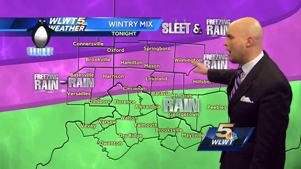 Freezing Rain Continues Tonight For Some Areas - YouTube
