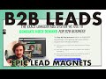 Epic Lead Magnet Ideas - For B2B