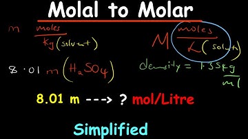 How to Convert Molality to Molarity?