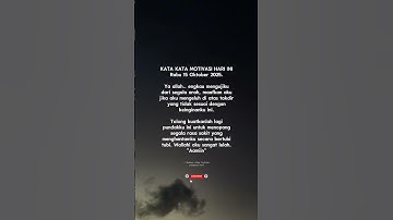 Kata Kata Hari ini Rabu 15 Oktober 2025 - Motivasi pagi
