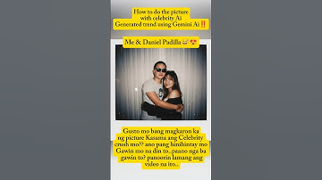 How to do the picture with celebrity Ai Generated trend using Gemini Ai#geminiai #trending #viral