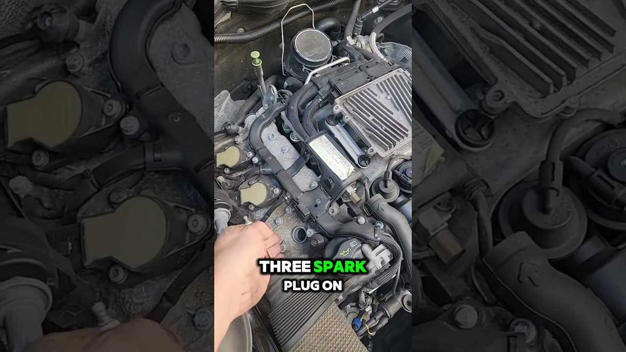 Mercedes Benz C Class C300 4matic Has This Many Sparkplugs 