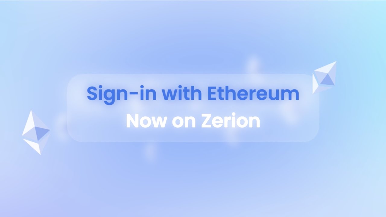 Sign-in with Ethereum: More User-friendly & Safer to Access Web3 - YouTube