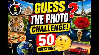 99% Fail This Guess the Photo Quiz 😱 | 50 Questions Challenge