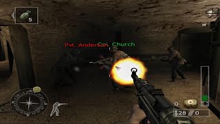 Call of Duty: Finest Hour (PS2) - Part 14 - Underground Passage (PlayStation 2)