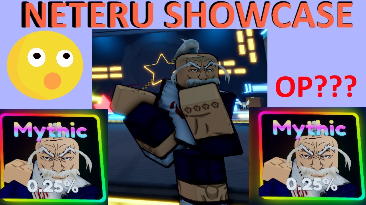 NEW MYTHICAL UNIT NETERU SHOWCASE IN ANIME ADVENTURES ROBLOX 