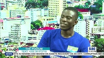 Agustin Kanneh the PR Officer of Stats SL providing update on the 2026 Population and Housing Census