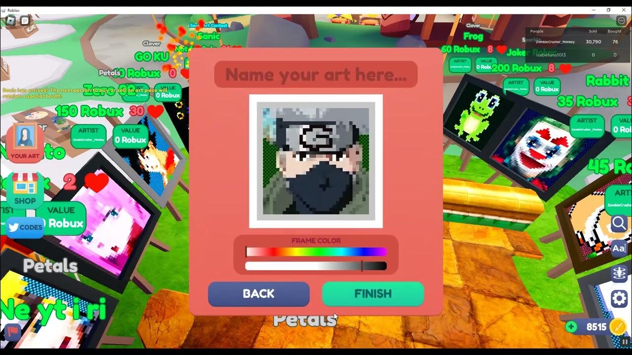 How To Draw Kakashi in ROBLOX STARVING ARTISTS. YouTube