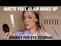 FULL MATTE GLAM MAKE UP | FOX EYE | USING VIEVE EYE WANDS