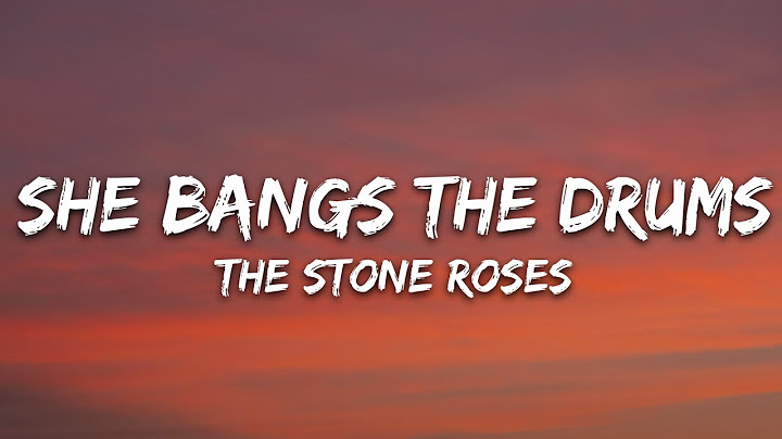 She Bangs the Drums Lyric Video version - Lyric Video performance video thumbnail