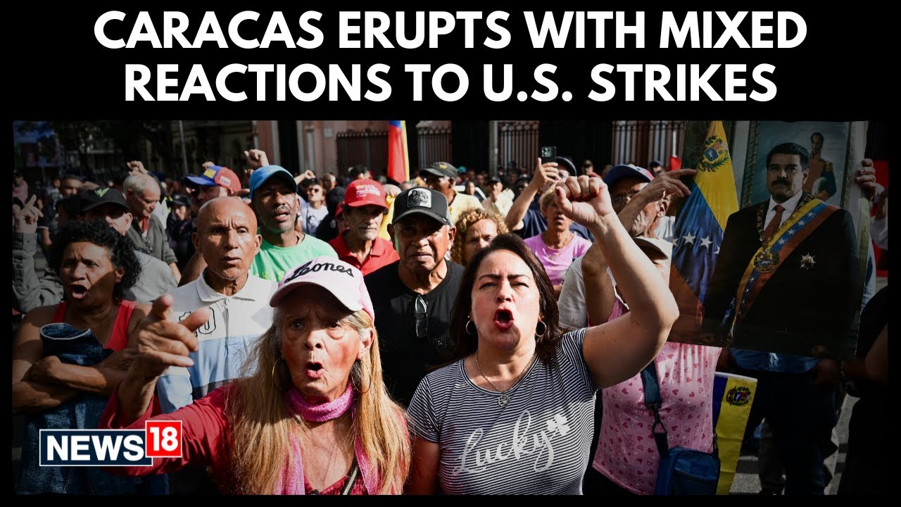 В Каракасе неоднозначная реакция на удары и захват Мадуро США | Дональд Трамп | Венесуэла | N18G