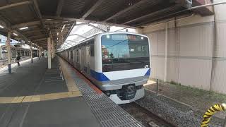 e531系特別快速土浦行き柏駅発車。