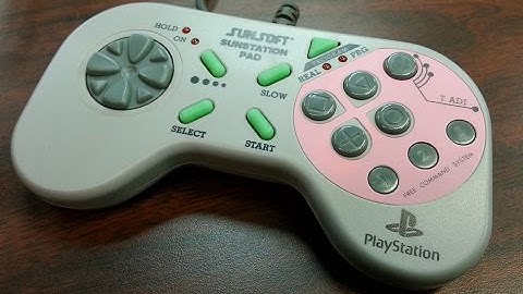 Classic Game Room - SUNSOFT SUNSTATION PAD PlayStation controller review