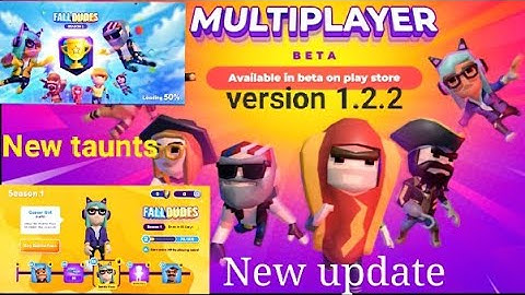 Finally multiplayer beta come.but... something wrong|Fall dude funny gameplay||