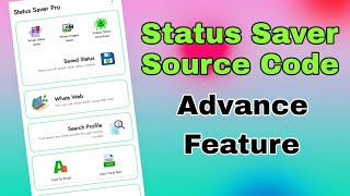 Whatsapp Status Saver App Source Code | All in one Status Saver Source Code. { Advance Feature } screenshot 4