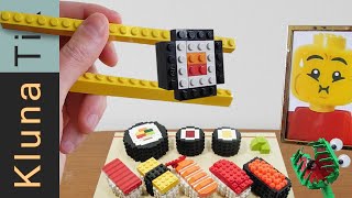LEGO SUSHI \/ SASHIMI for DINNER!! | レゴ 寿司 , 樂高, 壽司, سوشي
