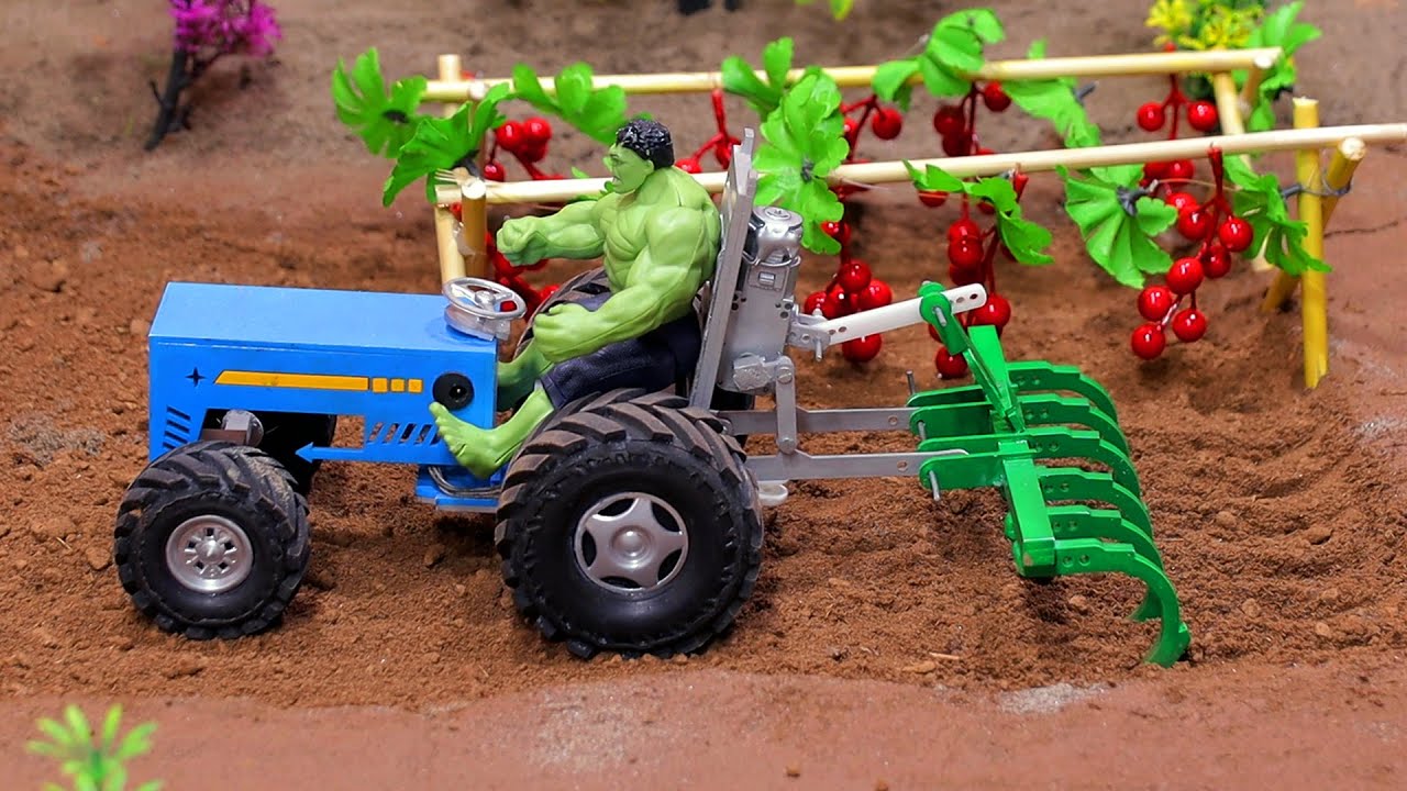Diy mini tractor making modern cultivator amazing mini tractor videos | Making Chaff Cutter Machine