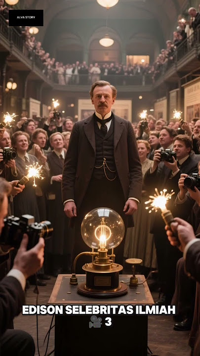Edison dikenal sebagai pekerja keras yang tidak mudah menyerah #ilmu #ilmuwan #ai #thomasalvaedison