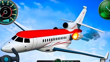 Flight Airplane City Pilot Simulator - Plane Boeing Emergency Landing - Android GamePlay