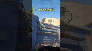 HOW PROS SMOKE A SITE ON MIRAGE‼️ #cs2