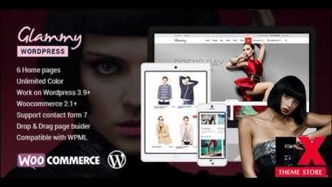 Preview Glammy - eCommerce Premium Theme TFx WordPress